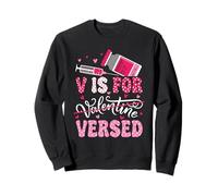 V is for versed Divertente San Valentino CRNA AA Pacu Infermiera Felpa