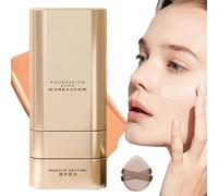 V-ivienbeauty Stick Fondazione 2 in 1 con Penna - Finishing e Contouring, Finitura Naturale a Lunga Tenuta (03, 20g)