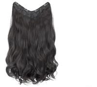 V Line Extension per capelli invisibile 50 cm liscio resistente al calore | Forma a V senza cuciture, integrazione invisibile, consistenza liscia, lunghezza 50 cm, resistente al calore fino a 180 gradi