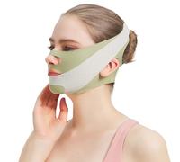 V-Line - Fascia per il mento di sollevamento per dormire, puramente fisica e senza effetti collaterali, riutilizzabile, traspirante, doppio mento, fascia per il viso per dimagrire e modellare la