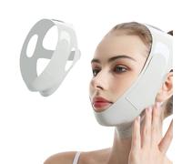 V-Line, maschera per il mento per lifting facciale, riutilizzabile, per donne e uomini, maschera per il doppio mento regolabile e confortevole, per dimagrire e modellare il sonno