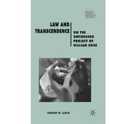 V. Lloyd Law and Transcendence (Copertina rigida) Renewing Philosophy
