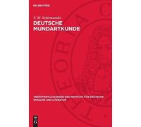 V M Schirmunski Deutsche Mundartkunde (Copertina rigida)