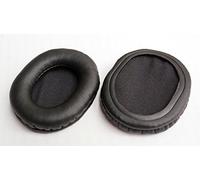 V-MOTA Cuscinetti auricolari compatibili con cuffie wireless Bluetooth Creative WP-300 WP-350 WP-450 WP300 WP350 WP450, cuscinetti di ricambio (pelle) (nero, 1 paio)