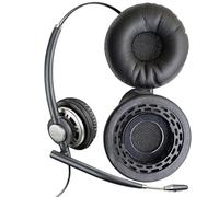 V-MOTA Cuscinetti auricolari di ricambio compatibili con cuffie monofoniche Plantronics Poly HP Avaya AH400N AH390N Encore Elite, cuscinetti auricolari in schiuma nera (2 pezzi)