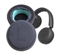 V-MOTA Cuscinetti auricolari di ricambio compatibili con cuffie wireless JLab GO Lux ANC, cuscinetti auricolari in pelle proteica morbida (nero)