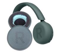 V-MOTA Cuscinetti auricolari di ricambio compatibili con cuffie wireless JLab GO Lux ANC, cuscinetti auricolari in pelle proteica più morbida (verde)