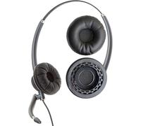 V-MOTA Cuscinetti auricolari di ricambio compatibili con Plantronics Poly HP EncorePro 715 725 HW715 HW725, cuscinetti auricolari neri, 2 pezzi