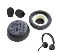 V-MOTA Cuscinetti auricolari di ricambio con microfono per cuffie Logitech Zone Wired e Zone 750, nero, 1 paio