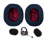 V-MOTA Cuscinetti auricolari di ricambio e microfono in schiuma antivento compatibili con cuffie Over-Ear Teufel Cage Gaming HD, 1 set (gel refrigerante)
