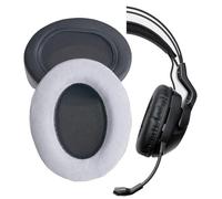 V-MOTA Cuscinetti auricolari di ricambio per cuffie da gioco Roccat ELO X, ELO 7.1 Air, ELO 7.1 USB, Khan Pro, Khan Aimo 7.1 (grigio flanella, spessore 25 mm)