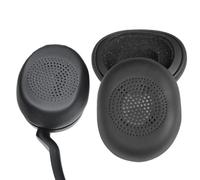 V-MOTA Cuscinetti auricolari di ricambio per cuffie Jabra Connect 4h HSC140, cuscinetti in ecopelle nera, 1 paio