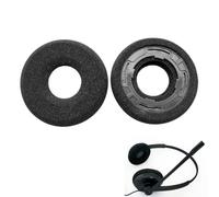 V-MOTA Cuscinetti auricolari di ricambio per cuffie Yealink UH34, YHD34, YHM341, YHS34, YHD342 Lite, 1 paio, nero (schiuma)