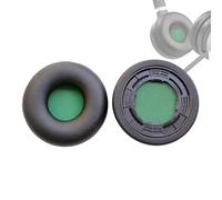 V-MOTA Cuscinetti auricolari di ricambio per cuffie Yealink WH62, WH66, UH36, YHS36, YHD362, YHM361, WHM621, WHM622, WHD621, WHD622, 1 paio, nero (similpelle)