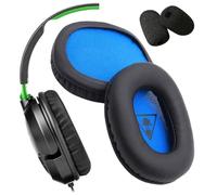 V-MOTA Cuscinetti auricolari + microfono antivento in spugna di ricambio compatibili con cuffie da gioco Turtle Beach Ear Force Recon 50x 50p 50 60p 150 70 70N 70X (nero)