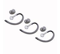 V-MOTA Ganci auricolari di ricambio e punte in silicone per cuffie da ufficio Poly Plantronics Savi X400 8240 8245 8445 S8240 S8245 S8445, nero trasparente (set da 3)