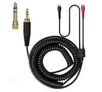 V-MOTA Pro Audio HD 25 - Cavo di prolunga a molla con adattatore da 6,35 mm, compatibile con Sennheiser HD 25, HD25-1 II, HD 450 II, HD 480 Classic, HD 530 II, HD 540 II, HD 560 II