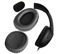 V-MOTA ROG Strix Go cuscinetti auricolari compatibili con cuffie da gioco ASUS ROG Strix Go Core Electro Punk, (non adatti a ROG Strix Go BT) (1 set) (paraorecchie in pelle nera)