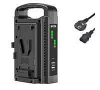 V Mount Battery Charger PowerTrust Dual Channel 16,8 V D-TAP Adattatore Fast Caricatore per batterie Sony V Mount/V Lock