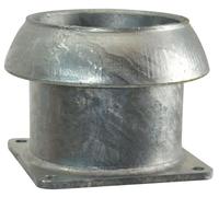 V-PART, NW 159 mm, lunghezza 150 mm, con 6''. Flangia a 4 angoli, 150x150 mm, originale Perrot