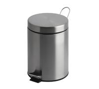 V-Part VB 222205 - Pattumiera a Pedale da 5 l, in Acciaio Inossidabile