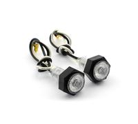 V PARTS Coppia di Micro luci di posizione LED UNIVERSALI bianche