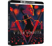 Film - V For Vendetta (steelbook) - 2 Blu-ray (4k uhd + blu-ray) (in uscita)