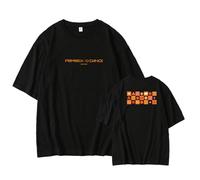 V Permission To Dance T-Shirt Jungkook Seven Album Magliette Cotone Girocollo Manica Corta Tee Shirt(Black,XXL)