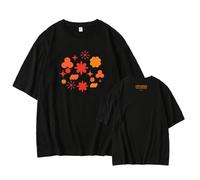 V Permission To Dance T-Shirt Jungkook Seven Album Magliette Cotone Girocollo Manica Corta Tee Shirt(2Black,XXL)