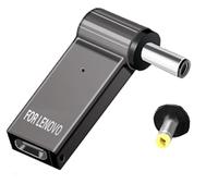 V-PORYADKU FASTELECTRIC Type C USB-C Female Input to DC 5.5x2.5mm Power PD Charge Cable fit for Laptop 18-20V Trigger 90 Degree Angled ((DC:4.0x1.7) mm)