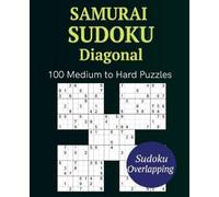 V Puzzgen Samurai Sudoku Diagonal 100 Medium to Hard Puzzles (Tascabile)