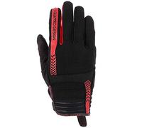 V Quattro Design Rush 18 Guanti da Uomo, Nero/Rosso, Taglia 3XL