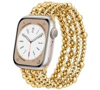 V.R.HOPE Cinturino con perline compatibile con cinturini Apple Watch da 44 mm, 46 mm, 45 mm, 42 mm, da donna, fatto a mano, squisito cinturino elastico per iWatch Ultra 49 mm, serie SE 11 10 9 8 7 6 5