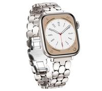 V.R.HOPE Cinturino in metallo compatibile con Apple Watch da 46 mm, 45 mm, 44 mm, 42 mm, S 3 2 1, in acciaio inox di lusso, per iWatch Ultra 49 mm, Series 11, 10, 9, 8, 7, 6, 5, 4, stella polare