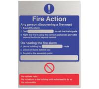 V Safety 12001AN-SABRSH 150 mm x 200 mm, Effetto Alluminio Autoadesivo, Bianco, 150mm x 200mm