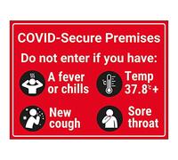 V Safety CV154BR-RR 600 mm x 450 mm, plastica Rigida Rossa da 2 mm, 600mm x 450mm