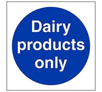 V Safety Dairy Products Only-100 x 100 mm - Segnale magnetico di sicurezza
