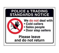 V Safety DP079AL-S 150 mm x 100 mm-Vinile Autoadesivo, Nero, 150 x 100mm