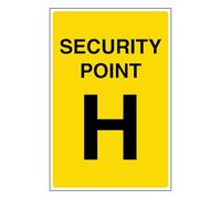 V Safety Point H 100 x 150 mm - Vinile autoadesivo