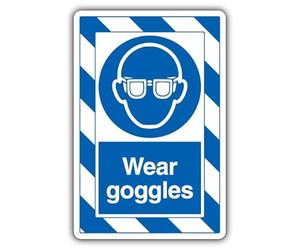 V Safety Wear - Occhiali ExtraViz, 250 x 350 mm, in vinile, autoadesivi, si illuminano al buio