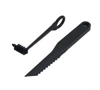 V-Shape Spiral Fruit Carving Tool Set 2pcs | V-blade and spiral tip, creates garnishes fast, fits fruit platters, party prep, salad decor