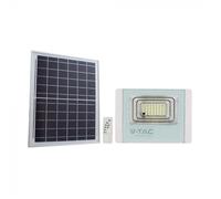 V-TAC Faro LED con Telecomando e Pannello Solare 20W Colore Bianco 4000K IP65