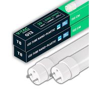 V-TAC 2x Tubi LED 150 CM con attacco G13 20W - 2100 Lumen - Chip Samsung - Tubi LED per Soffitto, Parete, Garage, Negozio - Tubo LED forma T8 - Sostituzione Neon - Luce Bianca Calda 3000K