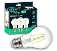 10W A60 Led Filament Bulb 3000K E27 3Pcs