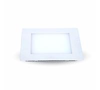 V-TAC 4832 - Faretto LED da incasso da 22 Watt, forma quadrata, luce bianca calda da 2300 lumen, 3000 kelvin, fascio luminoso da 120°, dimensioni: esterno 220 x 220 mm, apertura 195 x 195 mm, colore del bordo bianco laccato opaco Regolabile e non in base al trasformatore, modello VT-2200 SQ