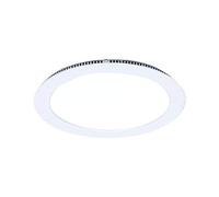 V-TAC 4833 - Faretto LED da incasso da 22 Watt, forma circolare, luce bianca fredda da 2300 lumen, 6000 kelvin, fascio luminoso da 120°, dimensioni: esterno 240 mm, apertura 220 mm, colore del bordo bianco laccato opaco Regolabile e non in base al trasformatore, modello VT-2200 RD