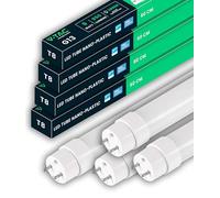 V-TAC 4x Tubi LED 60 CM attacco G13-9W - 850 Lumen - Chip Samsung - Tubi LED per Soffitto, Parete, Garage, Negozio - Tubo LED forma T8 - Sostituzione Neon - Luce Bianca Fredda 6500K