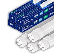 V-TAC 4x Tubi LED 60 CM - attacco G13-9W - [CHIP CREE LED ALTE PERFORMANCE]850 Lumen - Tubi LED per Soffitto, Parete, Garage - Tubo LED forma T8 - Sostituzione Neon - Luce Calda 3000K