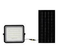 V-TAC 7823 VT-80W Faro a LED, Modulo solare 10 W Bianco freddo Nero