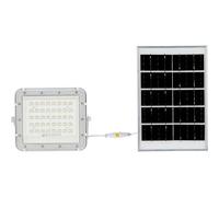 V-TAC 7839 VT-40W Faro a LED, Modulo solare 6 W Bianco freddo Bianco